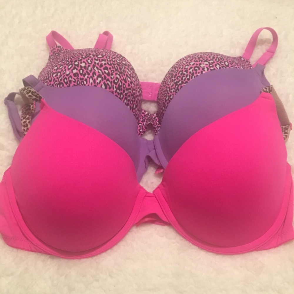 Bundle of VS PINK push-up bras